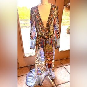 Camilla Vibrant Long Sleeve Maxi Dress